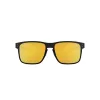OAKLEY HOLBROOK METAL FRAME-POLISHED BLACK LENS-PRIZM 24K POLARIZED
