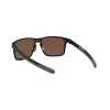 OAKLEY HOLBROOK METAL FRAME-POLISHED BLACK LENS-PRIZM 24K POLARIZED
