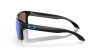 OAKLEY HOLBROOK FRAME-POLISHED BLACK LENS-PRIZM SAPPHIRE