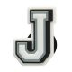 Crocs J betű Jibbitz