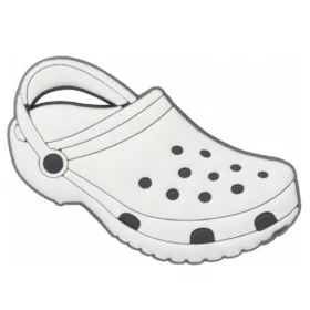 Crocs Fehér Crocs papucs Jibbitz