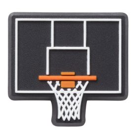 CROCS BLACK BASKETBALL BACKBOARD JIBBITZ MC