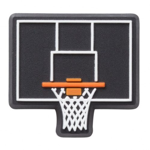 CROCS BLACK BASKETBALL BACKBOARD JIBBITZ MC