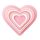 Crocs LED rózsaszín szív Jibbitz