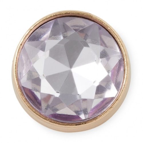 Crocs Halványlila drágakő Jibbitz