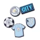 Crocs Manchester City - csomag (5 db) Jibbitz