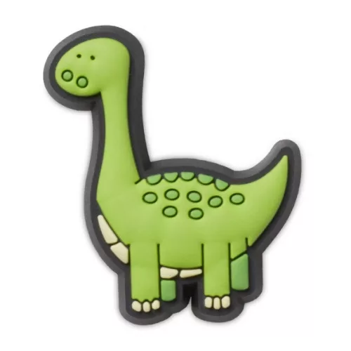 Crocs Hosszú nyakú zöld dinó Jibbitz MC