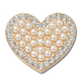 Crocs Elegáns szív Jibbitz