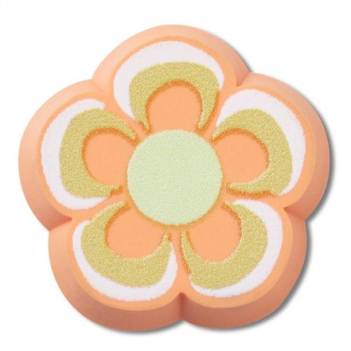 Crocs Narancssárga radír virág Jibbitz