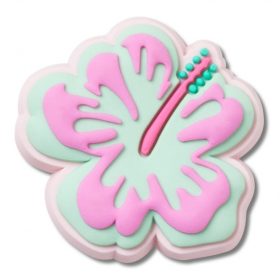 Crocs Rózsaszín hibiszkusz Jibbitz