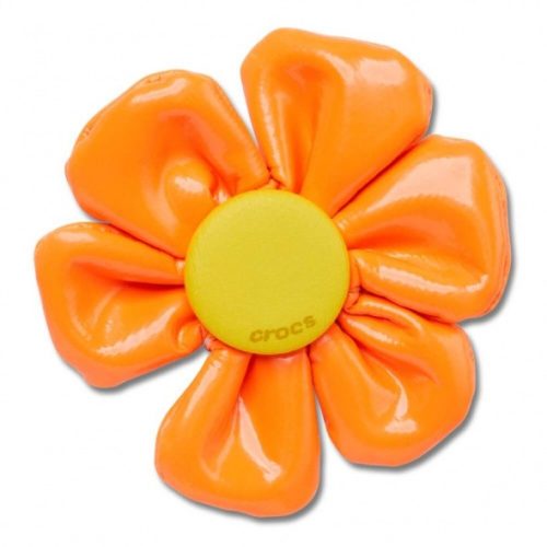Crocs Túlméretezett narancssárga virág Jibbitz