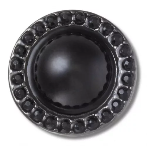 Crocs Fekete gomb kövekkel Jibbitz