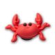 Crocs Vörös rák Jibbitz