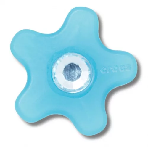 Crocs Kék virág Jibbitz