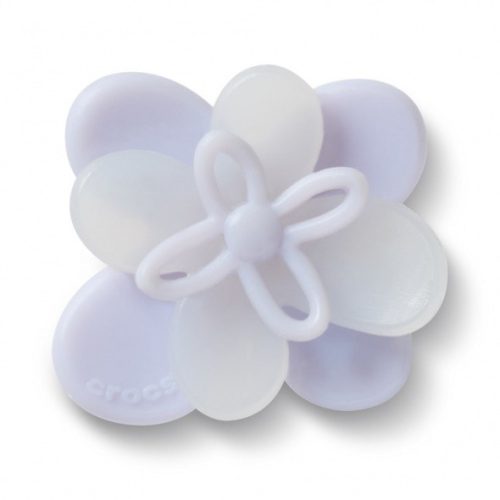 Crocs Halványkék nyíló virág Jibbitz