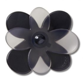 Crocs Fekete nyíló virág 2 Jibbitz