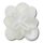 Crocs Fehér nyíló virág 2 Jibbitz