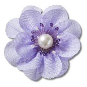 Crocs Lila selyemvirág Jibbitz