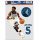 WinCraft - NBA Multi Use 3 Fan Pack Decal Anthony Edwards Minnesota Timberwolves MC