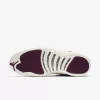 Air Jordan 12 Retro Shoe BORDEAUX/SAIL-METALLIC SILVER