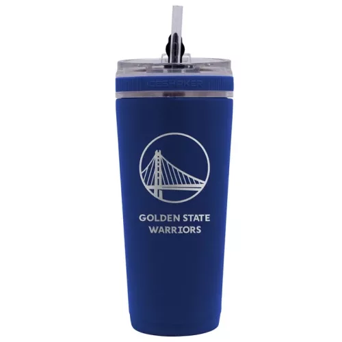 WinCraft NBA Golden State Warriors 770ml 4D Stainless Steel Ice Shaker Team Color