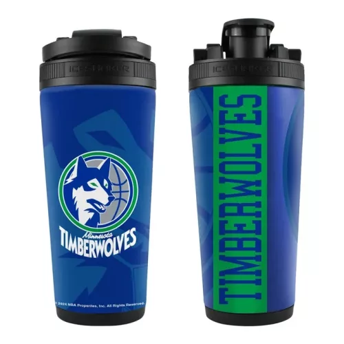 WinCraft NBA Minnesota Timberwolves 770ml 4D Stainless Steel Ice Shaker Team Color