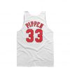 MITCHELL & NESS NBA REVERSIBLE MESH TANK TOP SCOTTIE PIPPEN #33/30 PURPLE/WHITE