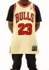 MITCHELL & NESS MICHAEL JORDAN CHICAGO BULLS GOLD AUTHENTIC JERSEY GOLD/RED