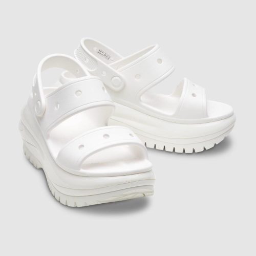 CROCS CLASSIC MEGA CRUSH SANDAL WHITE