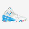 UNDER ARMOUR CURRY 2 SPLASH PARTY White/Mojo Pink/Electric Blue