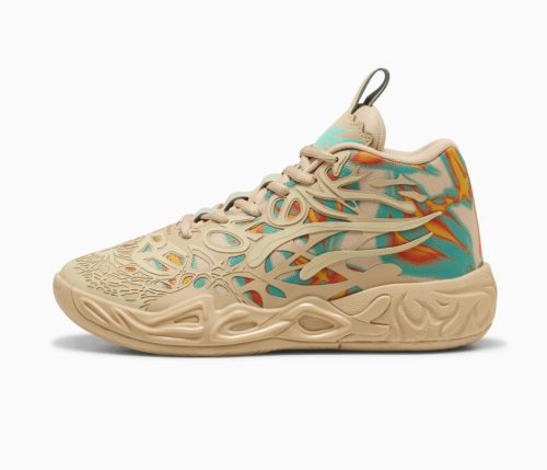 Puma LaMelo Ball MB.04 Flare JR Light Sand-Aquatic-Orange Glo