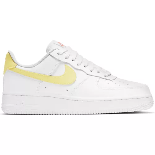 NIKE AIR FORCE 1'07 WMNS WHITE/LT ZITRON-BRIGHT MANGO-WHITE