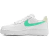 NIKE AIR FORCE 1'07 WMNS WHITE/GREEN GLOW-LIGHT BONE-WHITE
