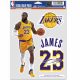 WinCraft - NBA Multi Use 3 Fan Pack Decal LeBron James Los Angeles Lakers MC ONE