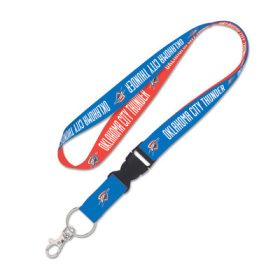   WinCraft - NBA Lanyard w/detachable buckle 1" - Oklahoma City Thunder MC