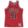 Mitchell & Ness Chicago Bulls Denis Rodman Swingman Jersey RED/BLACK