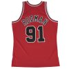Mitchell & Ness Chicago Bulls Denis Rodman Swingman Jersey RED/BLACK