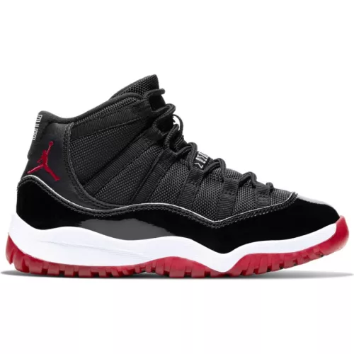 AIR JORDAN 11 RETRO 3/4 (TD) BLACK/TRUE RED-WHITE