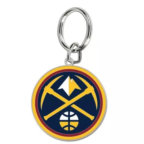 WinCraft NBA Denver Nuggets Cloisonne Key Ring Carded Multicolor