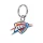 WinCraft NBA Oklahoma City Thunder Cloisonne Key Ring Carded Multicolor