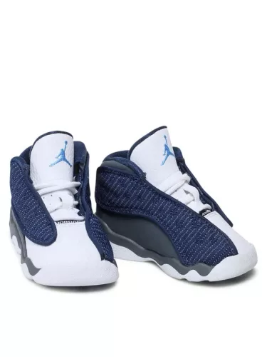 JORDAN 13 RETRO (TD) NAVY/UNIVERSITY BLUE-FLINT GREY-WHITE