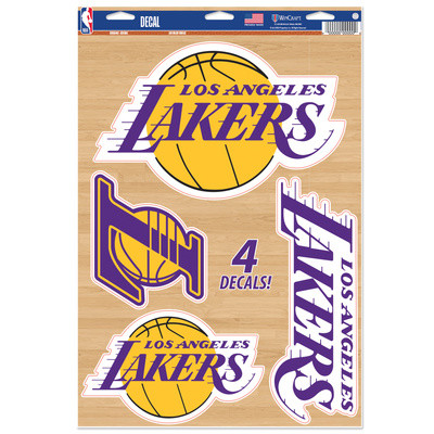 WinCraft - NBA Multi-Use Decal 11x17 Los Angeles Lakers MC ONE