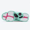 AIR JORDAN 13 RETRO (GS) WHITE/SOAR-AURORA GREEN-DIGITAL PINK