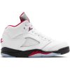 JORDAN 5 RETRO SE (PS) TRUE WHITE/FIRE RED-BLACK