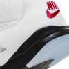 JORDAN 5 RETRO SE (PS) TRUE WHITE/FIRE RED-BLACK