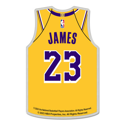 WinCraft - NBA Collector Pin Jewelry Card LeBron James - Los Angeles Lakers MC