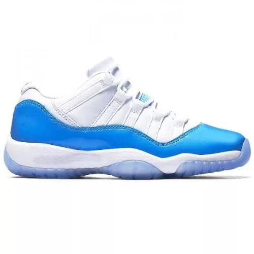 Air Jordan 11 Retro Low (GS) WHITE/UNIVERSITY BLUE