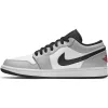 AIR JORDAN 1 LOW LT SMOKE GREY/GYM RED-WHITE-BLACK