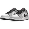 AIR JORDAN 1 LOW LT SMOKE GREY/GYM RED-WHITE-BLACK