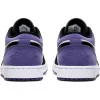 AIR JORDAN 1 LOW WHITE/BLACK-COURT PURPLE